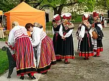 Image 10Estonian folk music performers dressed in traditional clothing (from Culture of Estonia)