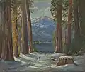 "Fallen Leaf Lake, Lake Tahoe, Fall of 1922," from the Northern California Alps collection. &nbsp;