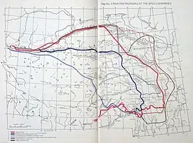 Chala marked at the southeastern corner of Tibet (red boundary)