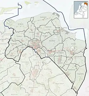 Warffum is located in Groningen (province)