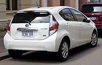 First facelift Prius c i-Tech