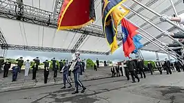 Burial procession saluted by Honour Guards of the Armed Force&nbsp;[zh]