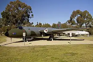 A84-235 English Electric Canberra Mk 20 in No. 2 Squadron RAAF livery