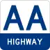 AA&nbsp;Highway marker