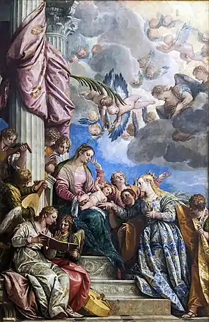 Paolo VeroneseMystical Marriage of St Catherine, 337 × 241&nbsp;cm