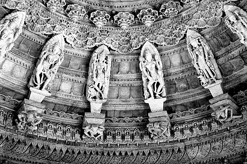 Central dome with Vidhya Devies (2015)