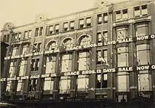 The Broadway Grace Bros. store in the 1930s