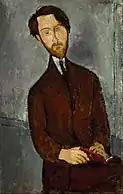 Amedeo Modigliani, Léopold Zborowski (c. 1916), 116.2 × 73&nbsp;cm.