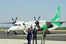 Antonov An132D seen at Aero India 2019