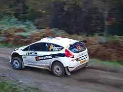 Andreas Mikkelsen at 2010 Rally Scotland