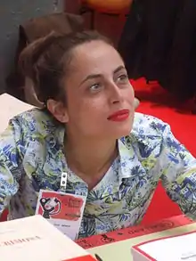 Anne Berest at the Brive-la-Gaillarde book fair in 2010