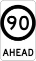 (G9-79) 90&nbsp;km/h Speed Limit Ahead