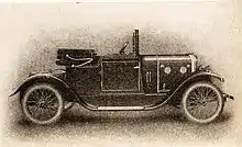 4/14&nbsp;hp Baer Cabriolet (Opened Roof)