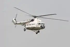 Bangladesh Air Force Mil Mi-17 helicopter at UN Peacekeeping mission