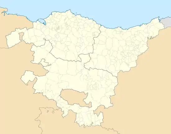 Azpeitia is located in the Basque Country