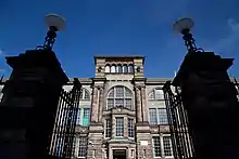 Front gates on Viewforth