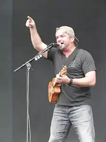 Brad Corrigan at Hurricane Festival, Germany 2014