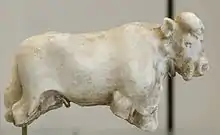 Bull sculpture, Jemdet Nasr period, c. 3000&nbsp;BC