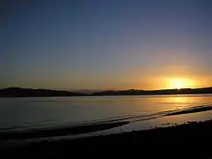 Bute and Arran hills from Toward