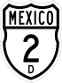 Federal Highway 2D shield