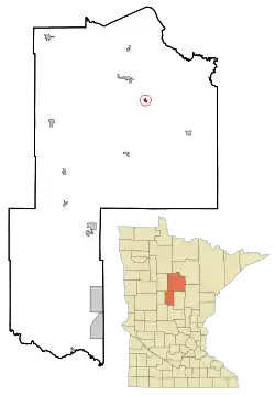 Location of Boy Riverwithin Cass County, Minnesota