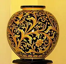 A modern vase from Caltagirone, Sicily.