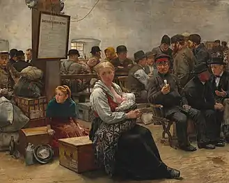 In the Land of Promise, Castle Garden, 1884, National Gallery of Art