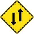 PO-1Two-way traffic ahead