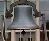 Bell in the Cathedral Church of Saint Matthew, Dallas, Texas