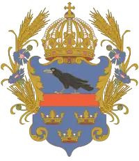 Variation of Galician jackdaw with three crowns