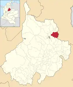 Location of the municipality and town of Tona, Santander in the Santander Department of Colombia.