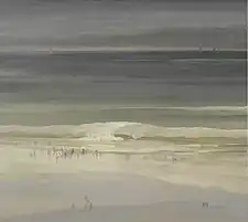 Leon Dabo, The Seashore, c. 1900; Oil on masonite; 76.8 x 86.4&nbsp;cm