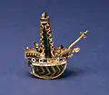 Pomander in the shape of a ship, c. 1600–1650, Walters Art Museum