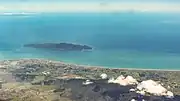Aerial view of Kapiti Island