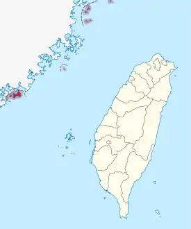 Map showing the de facto territories under the nominal province (red)