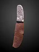 The Gebel el-Arak Knife; 3300-3200 BC; handle: elephant ivory, blade: flint; length: 25.8&nbsp;cm