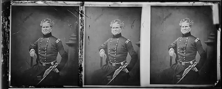 General William J. Worth; a related picture also by Brady can be found on the George Eastman House Collection website.