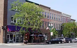 North side of Genesee Street in downtown Auburn