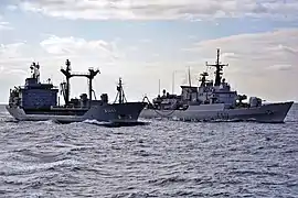 Aliseo refueling with Spessart on 12 February 2015.