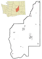 Location of Mattawa, Washington