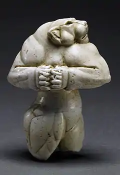 The Guennol Lioness, 3rd millennium BCE, 3.25 inches (8.3&nbsp;cm) high
