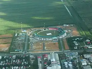 Providence Stadium from the air
