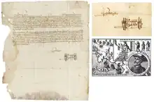 Handwritten Letter from Ponce de León to Ochoa de Isásaga