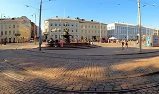 Havis Amanda at the Helsinki Market Square in June 2020