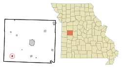 Location of Montrose, Missouri
