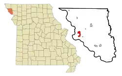 Location of Big Lake, Missouri