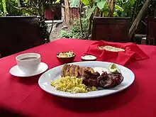 Image 15A Honduran breakfast (from Honduran cuisine)