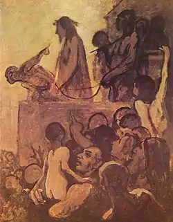 Ecce Homo (1850), grisaille on canvas, 160 x 127&nbsp;cm., Folkwang Museum, Essen