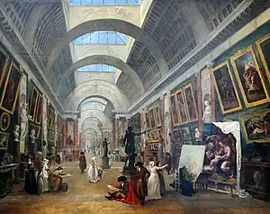 Project for the Transformation of the Grande Galerie du Louvre (1796), 115 x 145&nbsp;cm., Louvre