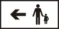 H-102Direction of movement of pedestrians (left)